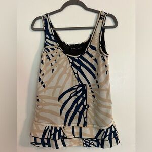 Proenza Schouler Designer Silk Tank. Color: Tan, Black, Navy. Size:0